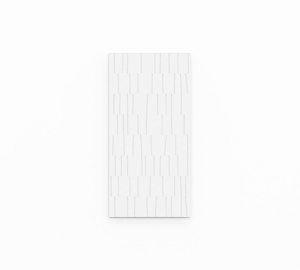 Dash - felt Acoustic panels for walls with a dynamic line pattern, adding energy to the office.