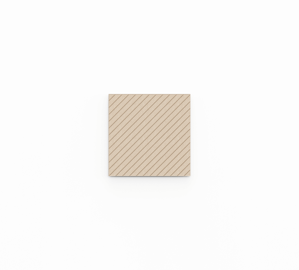 Diagonal S Felt Wall Panels - a small panel with a diagonal pattern, perfect for smaller, stylish spaces in the office and home