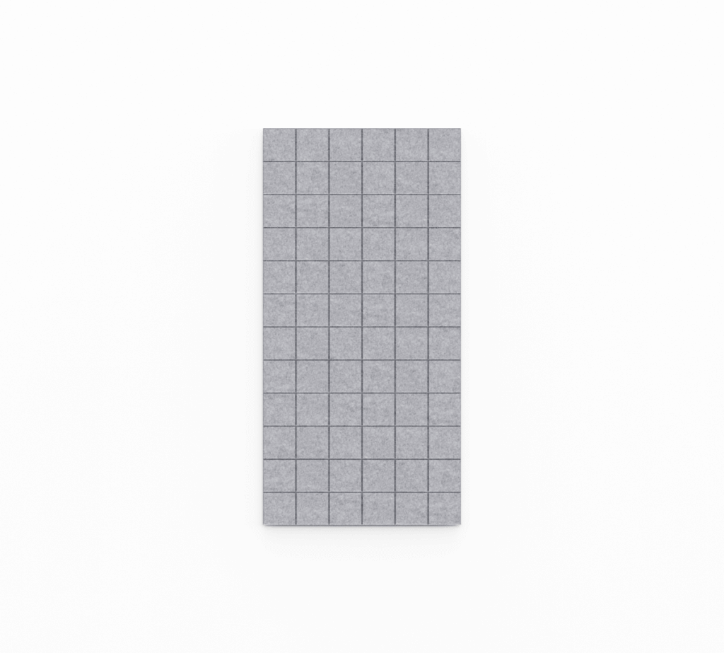 Grid M sound proof panels – medium wall panel with grid pattern for offices and modern interiors, part of premium felt products