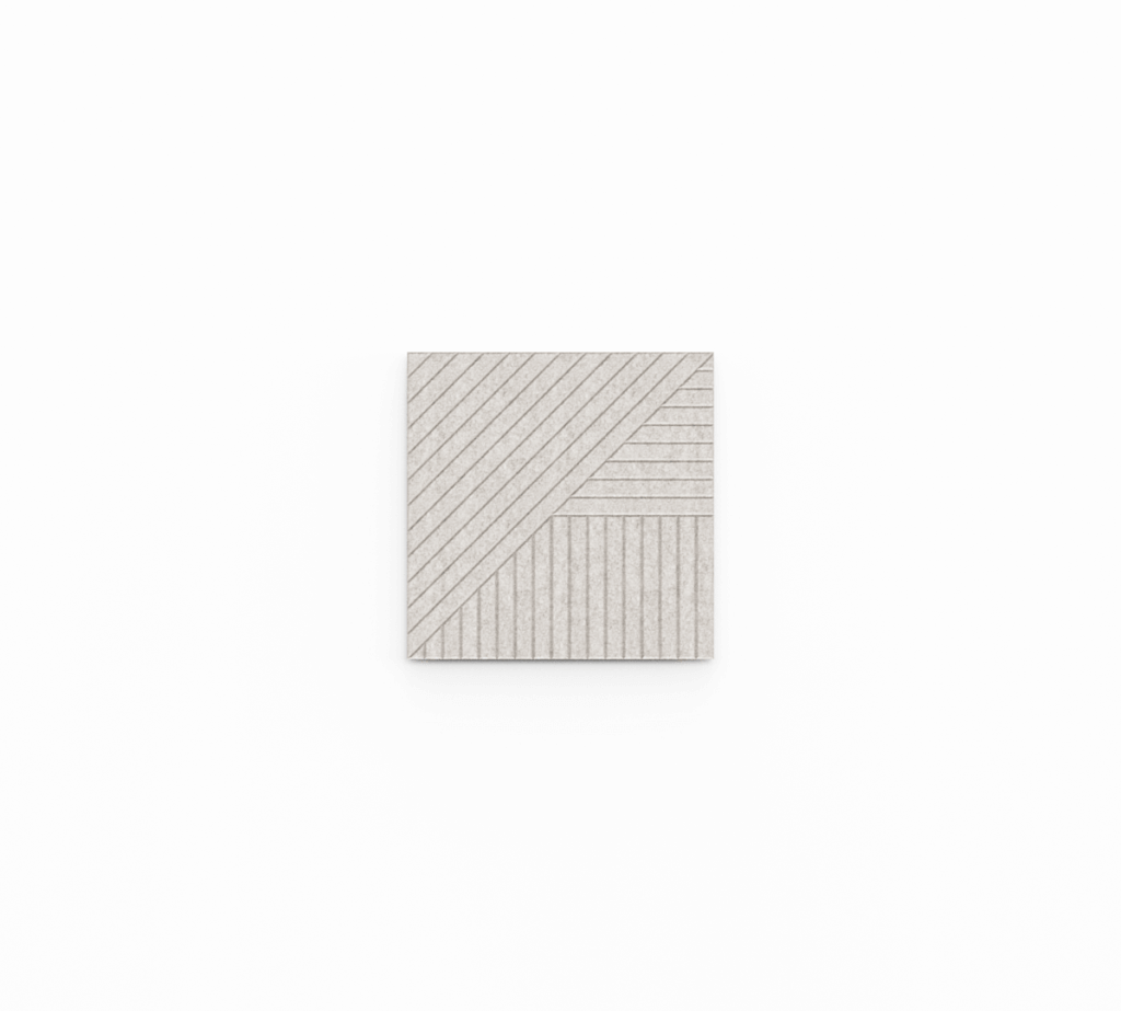 Slant acoustic panel - a modern acoustic panels with slanted lines, adding dynamism to the interior and improving acoustics.