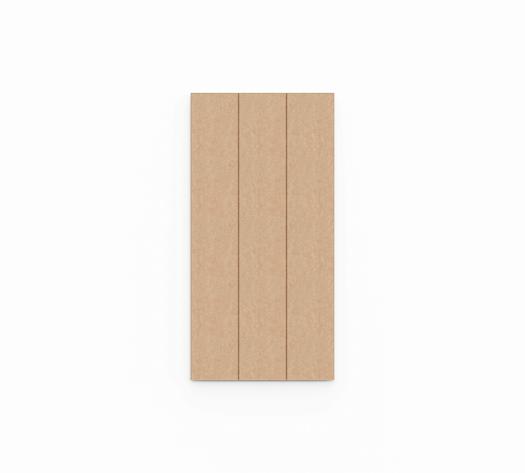 Vertical L acoustic panel - versatile soundproofing walls, ideal for large spaces requiring wall soundproofing.