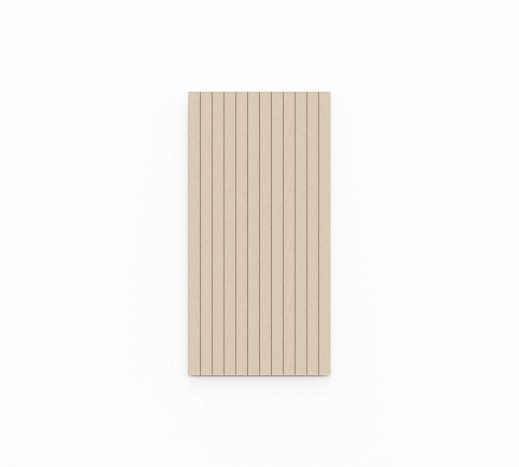 Vertical S Acoustic Panels for living room - a felt panel with soundproofing, aesthetic and functional properties