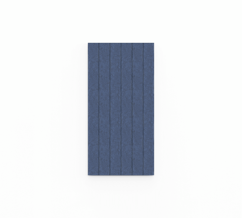 Wiggle acoustic panel - a dynamic design with a wavy pattern, effectively reducing reverberation in the office
