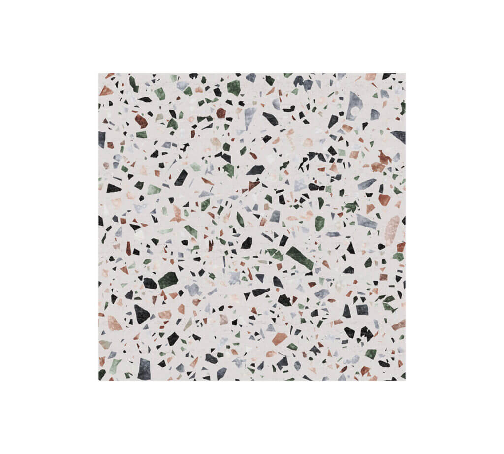 Terazzo Green Acoustic Felt Panel – Terrazzo pattern with a green accent for a stylish ceiling