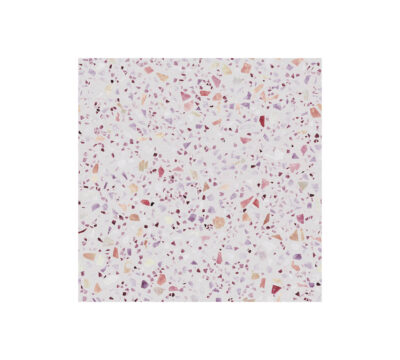 Terazzo Purple acoustic ceiling panel – a designer ceiling in a purple shade that improves interior acoustics