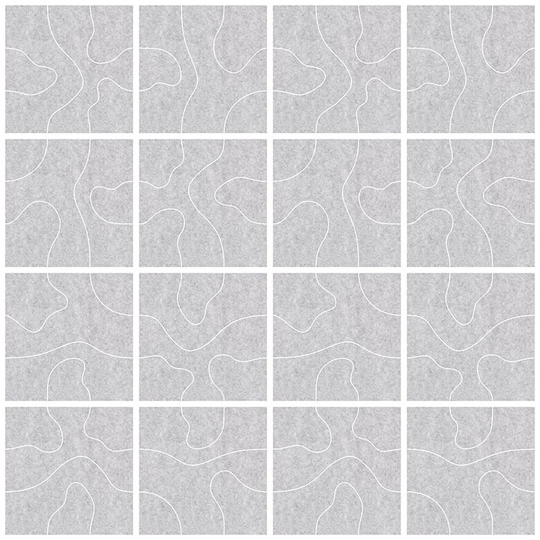 Spill Acoustic Ceiling Panels